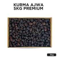 KURMA AJWA MADINAH JUMBO ORIGINAL / KURMA AJWA ORGANIC PREMIUM 5Kg