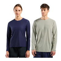 【ODLO】男 女 Zeroweight Chill-Tec 長袖T-SHIRT(透氣網眼 清涼舒適 吸濕排汗)