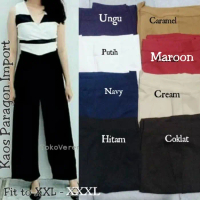 Celana Kulot Panjang Jumbo Import