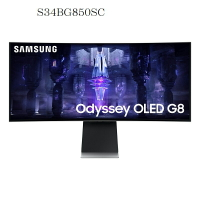 【享最高折300】SAMSUNG 三星 34型 Odyssey OLED G8 曲面智慧聯網電競螢幕/S34BG850SC