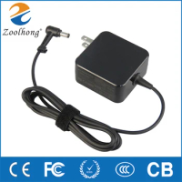 Zoolhong Portable 19V3.42A 65W 5.5*2.5mm High Quality Laptop Adapter Charger ADP-65DW For ASUS X450 X550C X550v W519L X751 Y481C