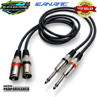 kabel jack akai mono to xlr male sepasang 2pcs