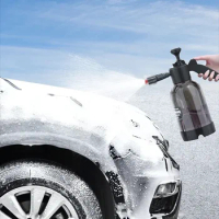 2L Car Wash Spray Bottle Foam Cleaning Sprayer Hand Pump Foam Sprayer Car Air Pressure Spray Washer Nozzle Tank Car Cleaning