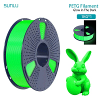 SUNLU sợi nhựa PETG phát sáng trong bóng tối, cuộn gọn; sợi nhựa PETG phát sáng 1,75 mm, 1 kg (hoặc 