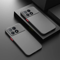 Shockproof Armor Matte Case For Xiaomi Poco X6 X5 Pro X4 GT X3 NFC M5 M4 M3 Pro 5G F5 Pro F3 F4 F2 Bumper Shockproof Phone Cover