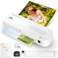 A4 Hot Laminator Laminating Machine For A4 Document Photo Blister Packaging Plastic Film One Click Film Release Roll Laminator