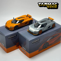 Tarmac Works 1:64 TW CC850 Orange alloy car model Chase