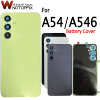 New For Samsung Galaxy A54 Back Cover Housing Rear Phone Case Battery Door Replacement For Samsung A54 A546 Battery Cover