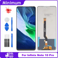6.95" Original For Infinix Note 10 Pro X695 LCD Display Touch Screen Digitizer Assembly For Infinix Note 10 Pro NFC X695C