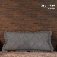 Monalisa Sarung Bantal Panjang Kepala Tidur Sofa Kursi Kayu Tamu Mewah Cinta Emboss Polos Katun Aest