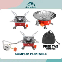 Kompor Camping Gas Kotak Mini Portable Stove Gas Kompor Portable