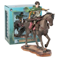 Ichiban Kuji B Attack on Titan Levi Ackerman Horse Riding Collection Figure Figurine Model Statue