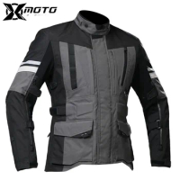 Waterproof Motocross Jacket Motorcycle Jacket + Pants Racing Motorcycle Rally Suit Moto Jacket Cold-proof Chaqueta Moto