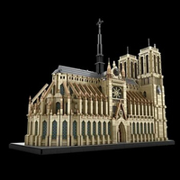 2023New MOC Idea City Notre Dame De Paris Construction Kit for Adults Building Blocks Bricks toys for boys Christmas Gift Set
