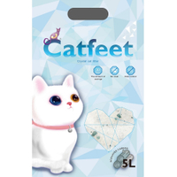 【4包組】CAT FEET消臭水晶貓砂系列《活性碳｜綠茶｜檸檬》 5L