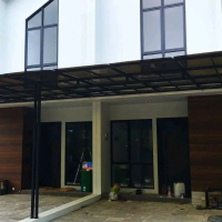 Kanopi / canopy / awning solarflat 1.2mm + rangka besi hollow galvanis