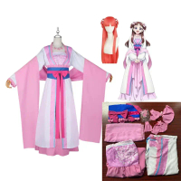 Anime Kusuriya no Hitorigoto Musim 2 Li Shu Fei Cosplay Kostum Rambut Palsu