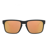 【Oakley】Holbrook asia Fit黑框橘黃鏡片太陽眼鏡(OO9244-4956)