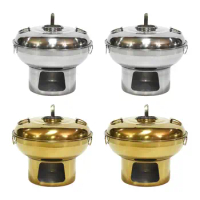 Chinese Small Hot Pot Outdoor Cooker Stainless Steel Hot Pot for Barbecue