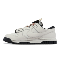 Nike 休閒鞋 Air Dunk Low Jumbo 米白 黑 解構 拼接 男鞋 FB8894-002