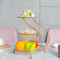 果盤創意現代客廳北歐裝水果的果盤家用水果盤甜品台展示架
