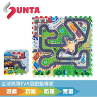 《SUNTA拼接樂扣墊》瘋狂賽車 EVA樂扣遊戲墊-32*32*1cm(9片裝)