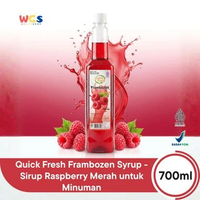 Quick Fresh Frambozen Syrup 700ml - Sirup Raspberry Merah untuk Minuman