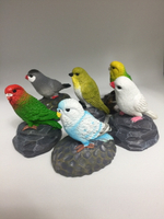 文鳥,鸚鵡,綠繡眼公仔  1入   雙11購物節