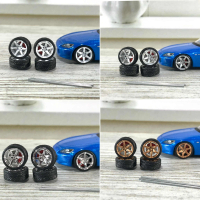 VELG BAN KARET HOT WHEELS MODEL TE37 VOLK RAYS 6 SPOKE DISK BRAKE CAKRAM MIFORKARRS DIECAST