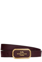Coach Signature Buckle Cut To Size Reversible Morgan Belt, 25 Mm in Merlot CR913