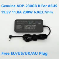 Genuine 19.5V 11.8A 6.0x3.7mm ADP-230GB B AC Adapter For Asus GX501 GX501VI Zenbook Pro Duo UX581L UX581GV Gaming Laptop Charger