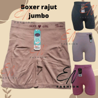 Boxer rajut jumbo cewek, lembut nyaman wanita Dewasa Pendek Remaja Celana Santai setara xl - xxl