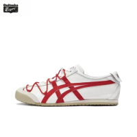 Asics Onitsuka Tiger MEXICO 66 Original Classic Low Side Men Women Lightweight Sneaker Red