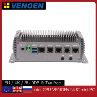 POE Fanless Mini PC Server Intel Celeron N5095 i255V 2.5G LANs HDMI VGA COM Industrial ITX Computador Windows 10 Pro 3G/4G WiFi