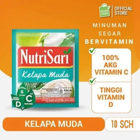 Minuman Serbuk Rasa Buah Nutrisari Renceng Anggur Hijau Apple Blackcurrant Lychee Lemon Tea Blewah C