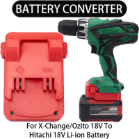 Battery Adapter for Hitachi 18V Li-Ion Tool To for X-Change/Ozito 18V Li-Ion Battery Converter Power Tool Accessory Tool Drill