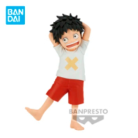Banpresto Original One Piece FILM RED DXF Monkey D Luffy DXF PVC Action Figures 120mm Anime Figurine Collectible Model Toys