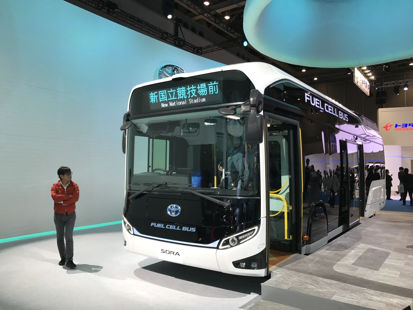 Gas Bus Routing Toyota Launches New