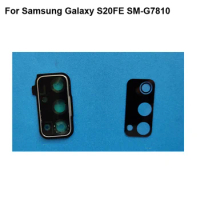 Tested Good For Samsung Galaxy S20FE Rear Back Camera Glass Lens +Camera Cover Circle Housing For Galaxy S 20FE SM-G7810