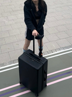 簡約超輕行李箱女靜音拉桿箱男20登機箱學生萬向輪日系旅行箱輕便