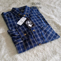kemeja cowok flanel distro motif random
