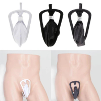 Men's Invisible Pouch C-string Thong Underwear Briefs Panty Lingerie Erotic T-back Solid Tangas Sexy gay Comfortable Briefs