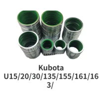 yellow oil seal MINI excavator Micro-digging Kubota U15/20/30/135/155/161/163/ Horse-head bucket shaft