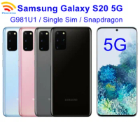 Samsung Galaxy S20 5G G981U1 128GB ROM 12GB RAM 6.2" Snapdragon NFC Octa Core Original Unlocked 5G Mobile Phone