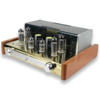 YAQIN MC-84L Integrated Vacuum Tube Amplifier SRPP Circuit 6P14*4 Class AB1 Tube Headphone Earphone Amplifier 2*12W 110V/220V