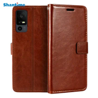 Case For TCL 40 XE Wallet Premium PU Magnetic Flip Case Cover With Card Holder And Kickstand For TCL 40X TCL 40 NXTpaper 5G