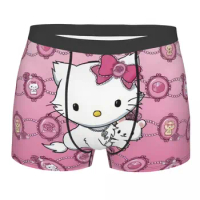 Custom Charmmy Kitty Sanrio Cartoon Boxer Shorts For Homme 3D Printed Underwear Panties Briefs Stretch Underpants