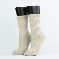 FOOTER除臭襪【女款M】Medium．素色中階日常羊毛襪(W190)