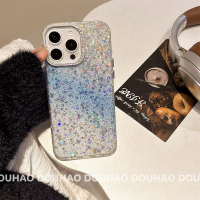 Sarung iPhone 16 Pro Max, Reka Bentuk Langit Berbintang Berkilauan, Keras, Kecerunan 11, Serasi deng