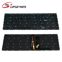 340-15 US Laptop Keyboard For Lenovo IdeaPad L340-15IWL L340-15IRH L340-17API L340-17IRH Notebook Backlit Blue Key Word